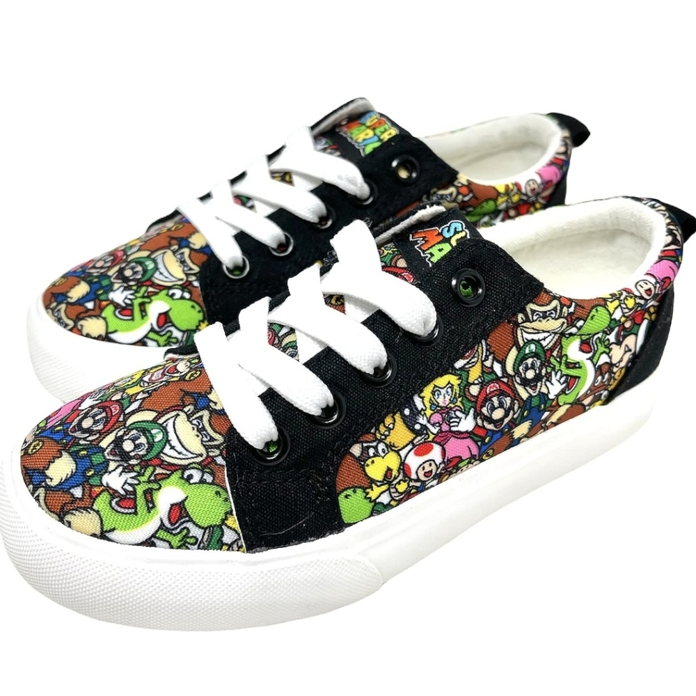 Super Mario Bro sneakers Size 1 Youth